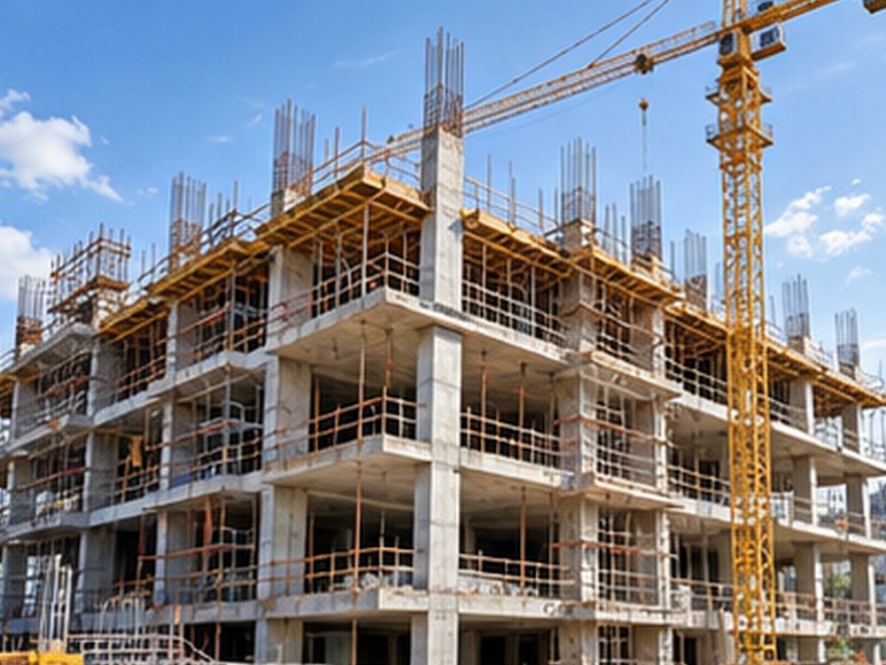 Multi-storey building under construction
